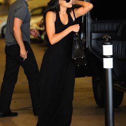 07-30 - Naya arriving at a hotel in LA